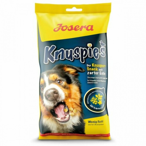 Hundesnack Josera Knuspies Ente